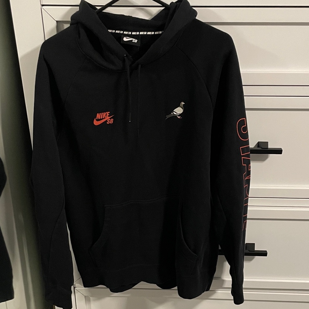 Nike SB Bundle Black Hoodie, long sleeve&short sleeve W/ Red Graphics